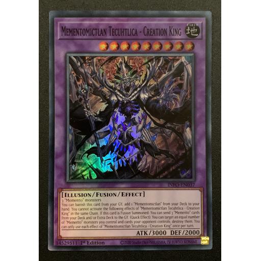 Mementomictian Techtlica - Creation King | INFO-EN037 | Super Rare | 1st Edition