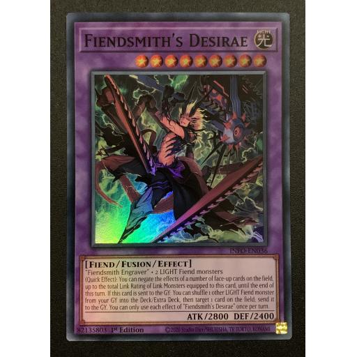 Fiendsmith's Desirae | INFO-EN036 | Super Rare | 1st Edition