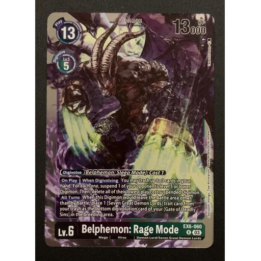 Belphemon: Rage Mode | EX6-060 R