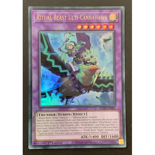 Ritual Beast Ulti-Cannahawk | BLTR-EN085 | Ultra Rare | 1st Edition