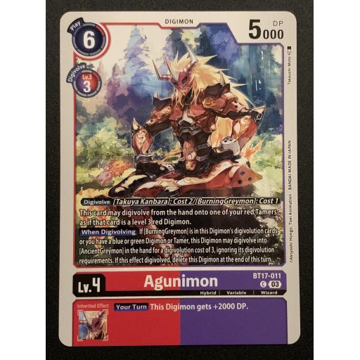 Agunimon | BT17-011 | Common