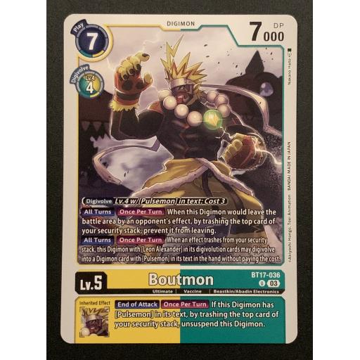 Boutmon | BT17-036 | Uncommon