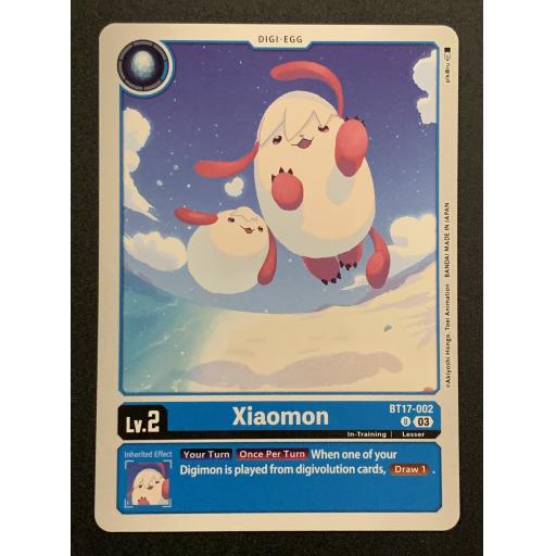 Xiaomon | BT17-002 | Uncommon