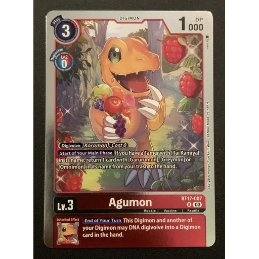 Agumon | BT17-007 | Rare