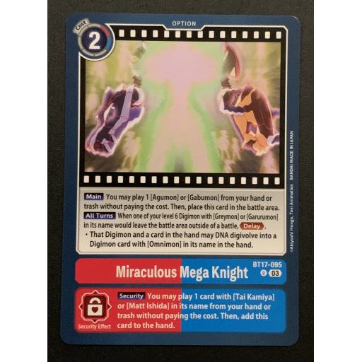 Miraculous Mega Knight | BT17-095 | Uncommon