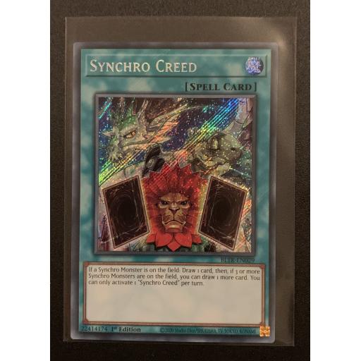 Synchro Creed | BLTR-EN029 | Secret Rare | 1st Edition