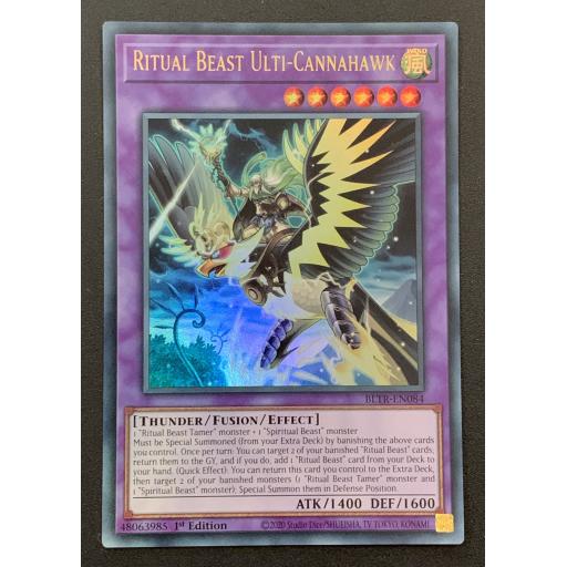 Ritual Beast Ulti-Cannahawk | BLTR-EN084 | Ultra Rare | 1st Edition