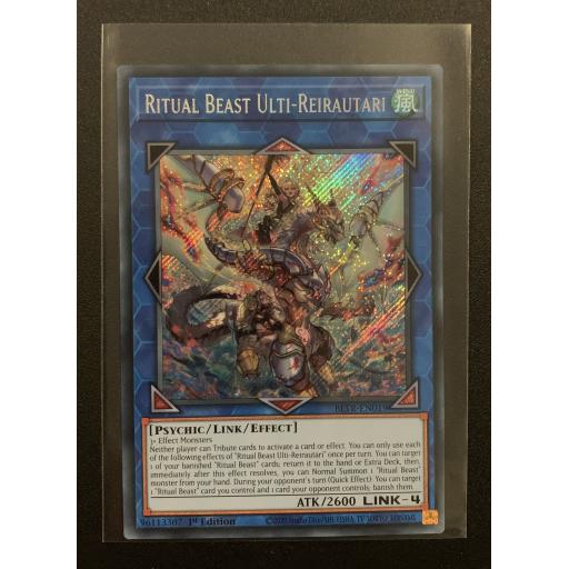 Ritual Beast Ulti-Reirautari | BLTR-EN019 | Secret Rare | 1st Edition