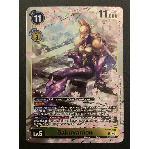 Sakuyamon | BT17-038 | Rare