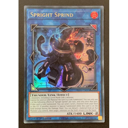 Spright Sprind | BLTR-EN095 | Ultra Rare | 1st Edition