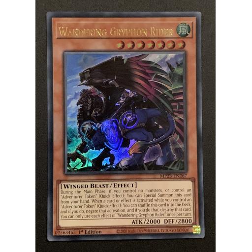 Wandering Gryphon Rider | MP23-EN267 | Ultra Rare | 1st Edition