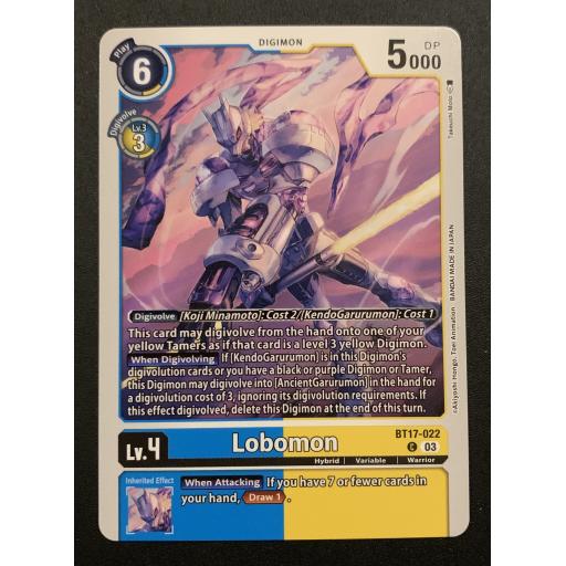 Lobomon | BT17-022 | Common