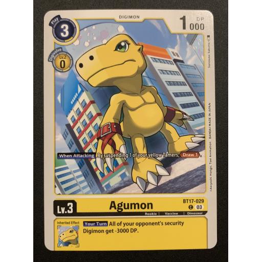 Agumon | BT17-029 | Common