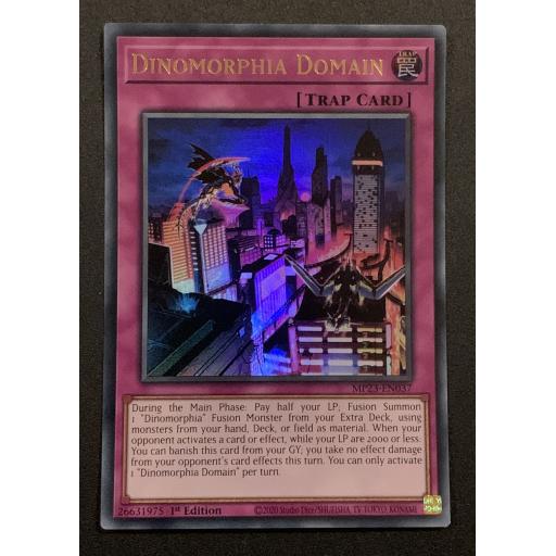 Dinomorphia Domain | MP23-EN037 | Ultra Rare | 1st Edition