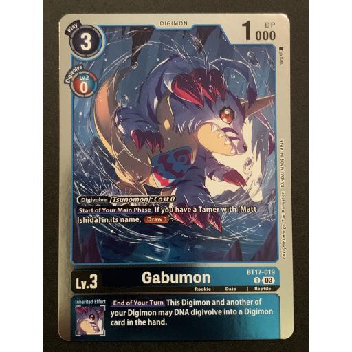 Gabumon | BT17-019 | Rare