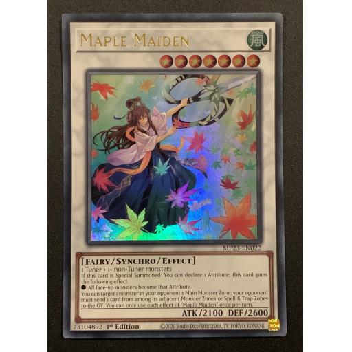 Maple Maiden | MP23-EN022 | Ultra Rare | 1st Edition