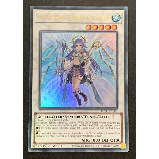 Ib the World Chalice Justicar | BLTR-EN089 | Ultra Rare | 1st Edition