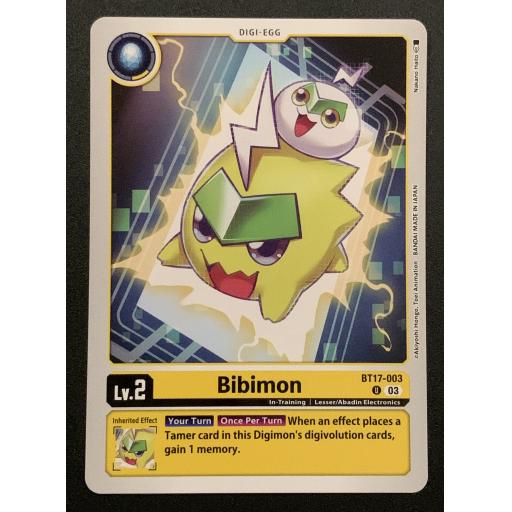 Bibimon | BT17-003 | Uncommon