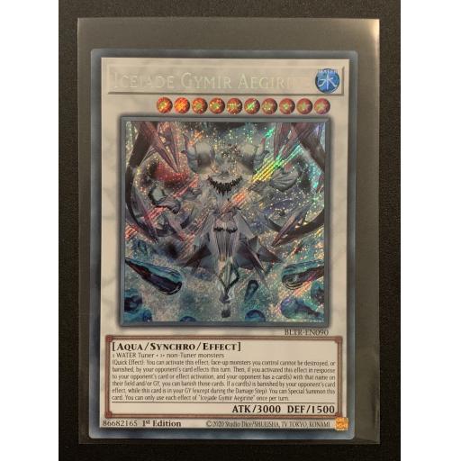 Icejade Gymer Aegirine | BLTR-EN090 | Secret Rare | 1st Edition