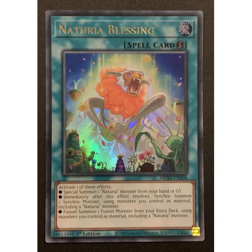 Naturia Blessing | MP23-EN204 | Ultra Rare | 1st Edition