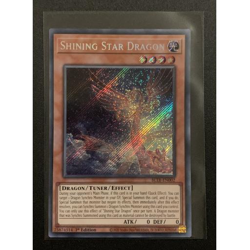 Shining Star Dragon | BLTR-EN002 | Secret Rare | 1st Edition