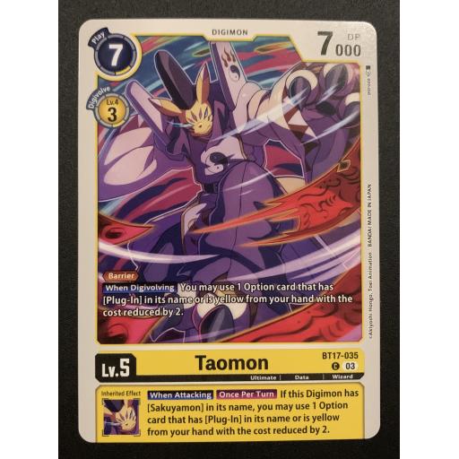 Taomon | BT17-035 | Common