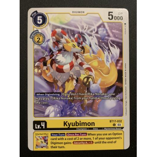 Kyubimon | BT17-032 | Common