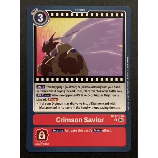 Crimson Savior | BT17-096 | Uncommon