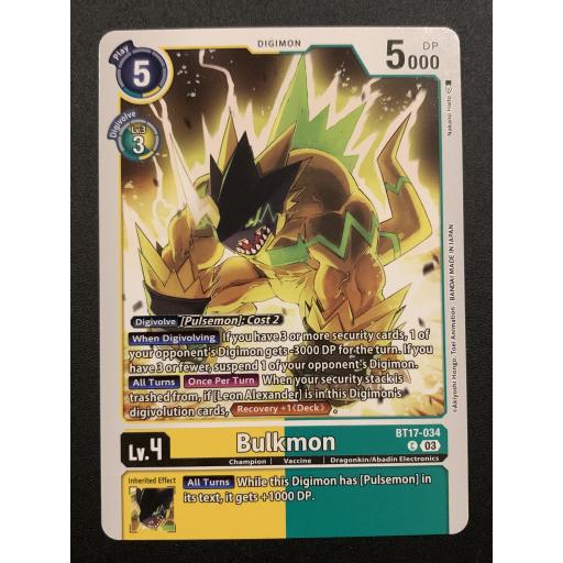 Bulkmon | BT17-034 | Common