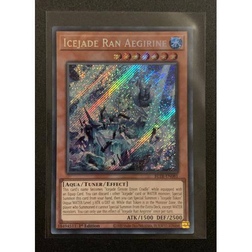 Icejade Ran Aegirine | BLTR-EN081 | Secret Rare | 1st Edition