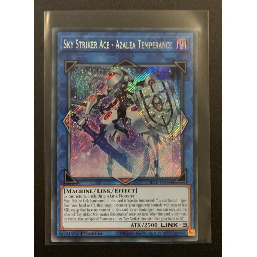 Aky Striker Ace - Azalea Temperance | BLTR-EN044 | Secret Rare | 1st Edition