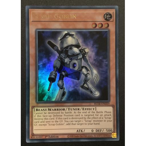 Scrap Goblin | BLTR-EN059 | Ultra Rare | 1st Edition