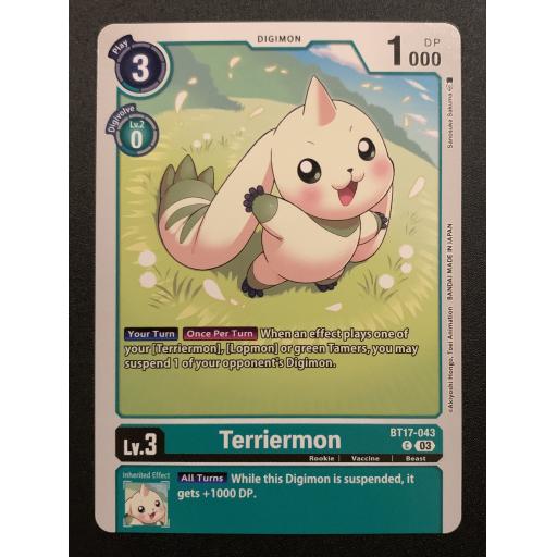 Terriermon | BT17-043 | Common