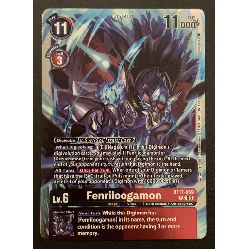 Fenriloogamon | BT17-069 | Rare