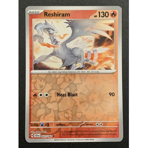 Reshiram | 022/142 | Reverse Holo