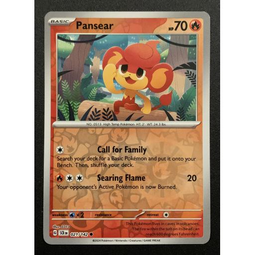 Pansear | 021/142 | Reverse Holo