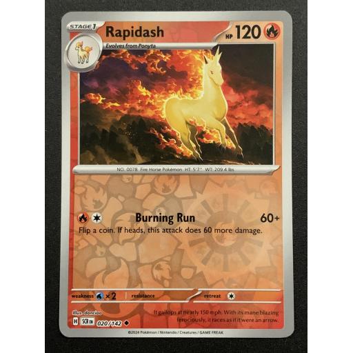 Rapidash | 020/142 | Reverse Holo