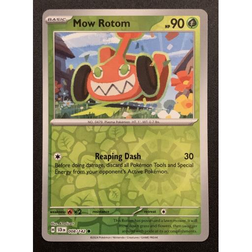 Mow Rotom | 008/142 | Reverse Holo