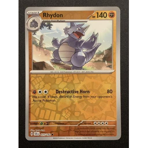 Rhydon | 075/142 | Reverse Holo