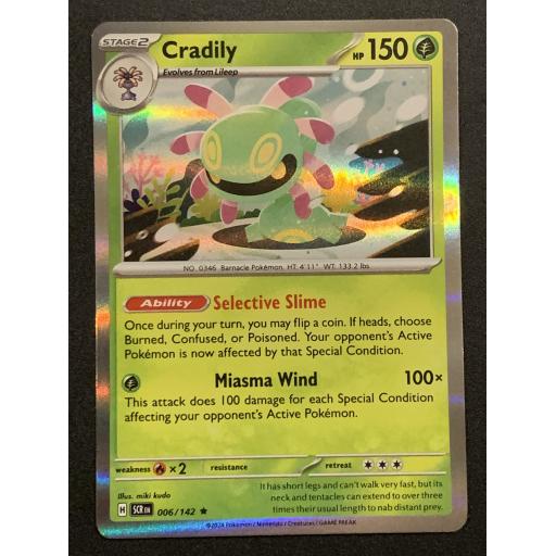 Cradily | 006/142 | Holo Rare