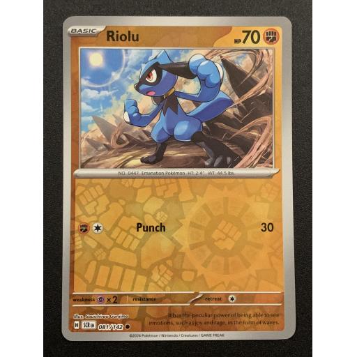 Riolu | 081/142 | Reverse Holo