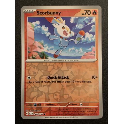 Scorbunny | 026/142 | Reverse Holo