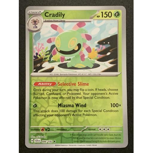 Cradily | 006/142 | Reverse Holo